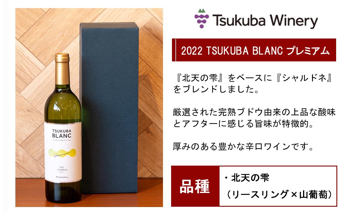 つくばワイナリー TSUKUBA BLANC プレミアム 【 お酒 葡萄 ぶどう ブドウ 茨城県産 つくば市産 ワイナリー 】