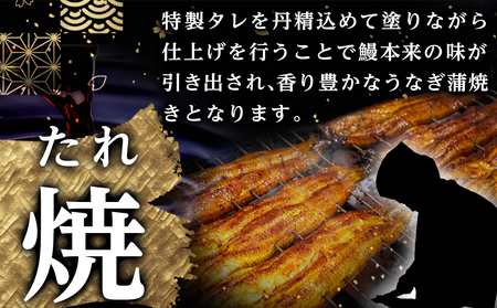 職人手焼きの本格うなぎ蒲焼き3尾≪みやこんじょ特急便≫_AC-3301-Q_(都城市) 鰻蒲焼 3尾 (総重量450g以上) タレ付き (30ml×3個) 国産うなぎの蒲焼き 特製たれ付き 冷凍 ウナ