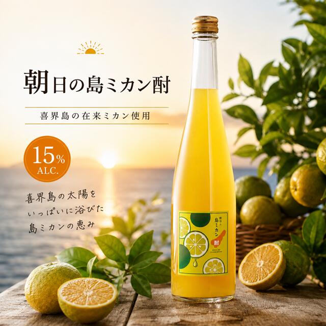 【ふるさと納税】【数量限定】朝日の島ミカン酎