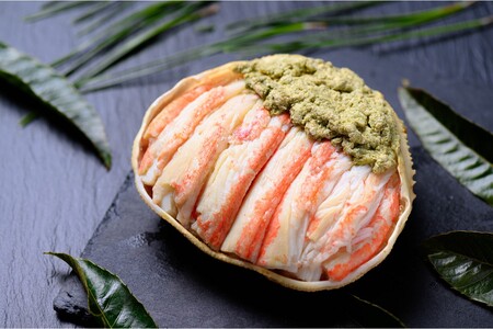 【蟹の匠 魚政】松葉ガニ&セイコ蟹の甲羅盛り 松葉ガニ夫婦丼セット 大大サイズ（2024年1月～発送）