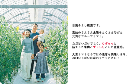 【先行予約・2025年12月】産地直送 個性派 フルーツトマト 2kg　日高みよし農園 大玉トマト 個性派トマト 新鮮トマト 2キロ