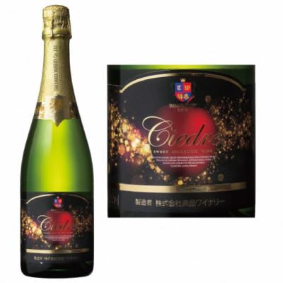 ふるさと納税 高畠町 りんごのスパークリング　シードル　750ml　やや甘口　りんごのフルーティーな香り