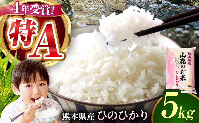 〈令和7年度新米〉 山鹿のお米 ヒノヒカリ 5kg【有限会社 あそしな米穀】 新米 令和7年産 [ZBI015]