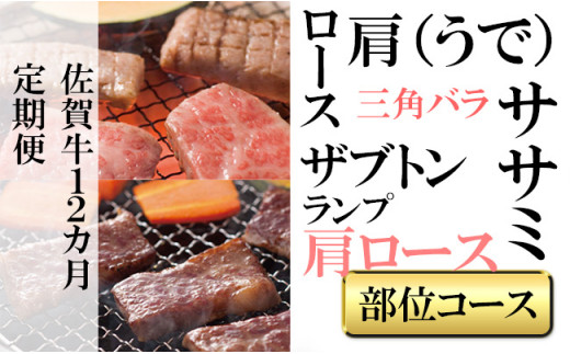 
佐賀牛12か月定期便(こだわり部位コース)
