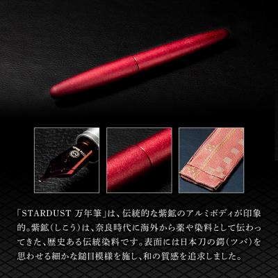 ふるさと納税 佐伯市 STARDUST 万年筆 (紫鉱 (しこう):極細・EF) |  | 01