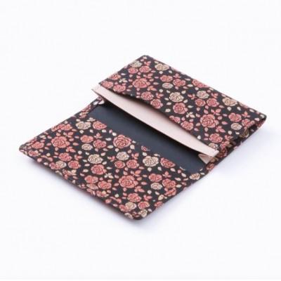 ふるさと納税 山梨県 甲州印伝　名刺入「かぐわ(ローズ柄)」 |  | 02