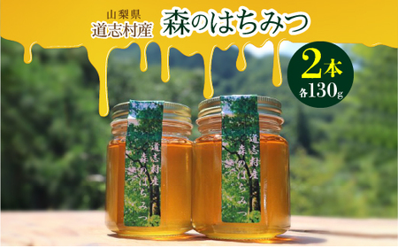 道志村産　森のはちみつ（130g×2本） DSD001　はちみつ ハチミツ　蜂蜜　ハニー