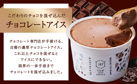 石挽きガトーショコラ＆チョコアイスセット チョコレート