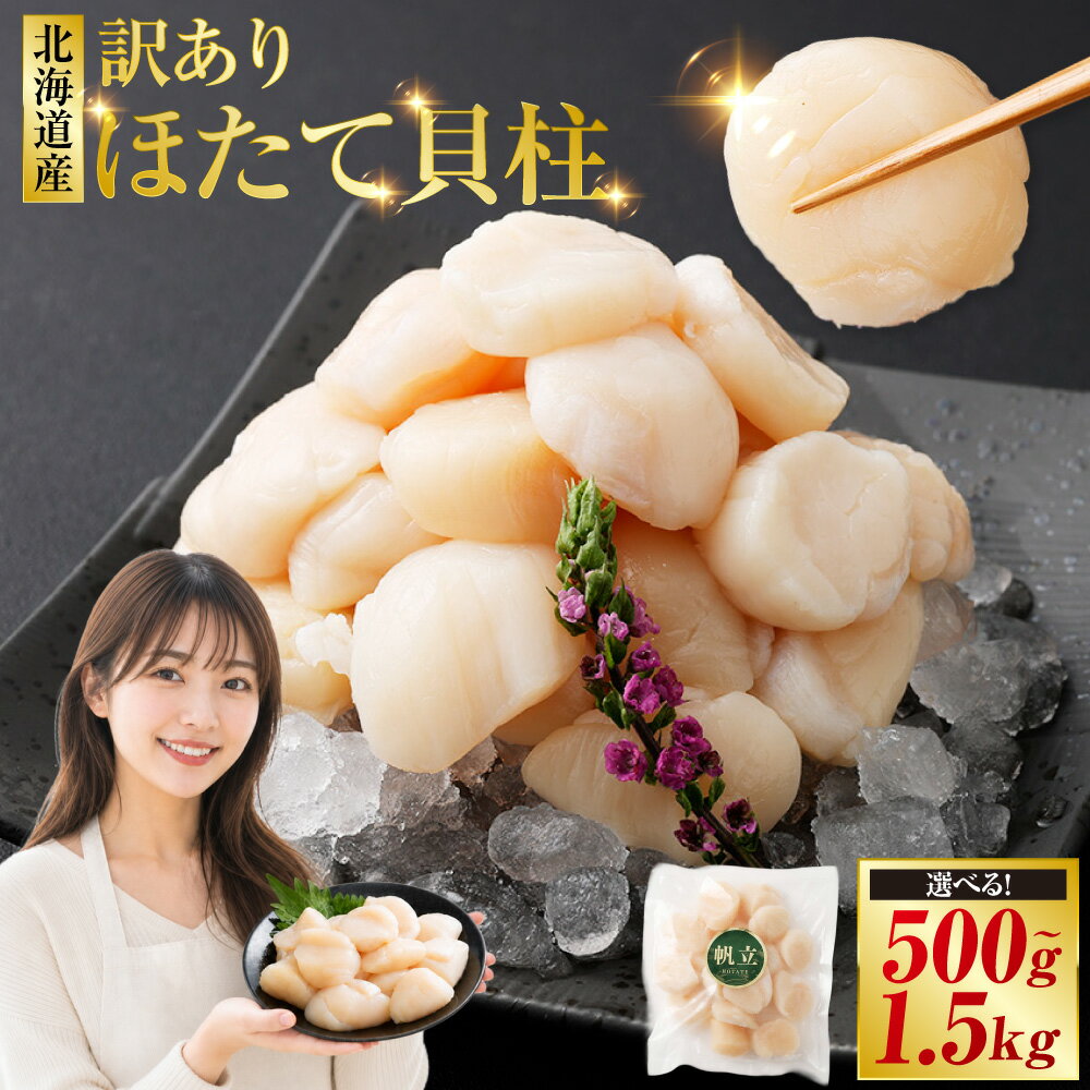 【訳あり】北海道産 ほたて貝柱 1kg 北海道 釧路 ふるさと納税 ホタテ おつまみ 肴 帆立 魚介類 海鮮 貝 海産物