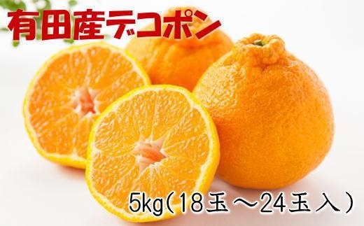 ［お味濃厚］紀州有田産のデコポン約5kg(18玉～24玉入り・青秀以上)★2027年2月中旬頃より順次発送［TM26w］ BZ072