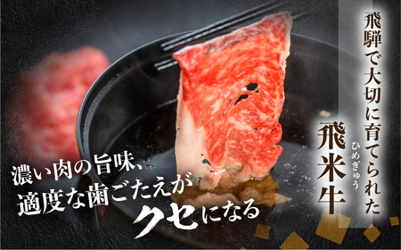 飛米牛　赤身(ﾓﾓ/ｶﾀ)　しゃぶしゃぶ　300g×2 Q2443