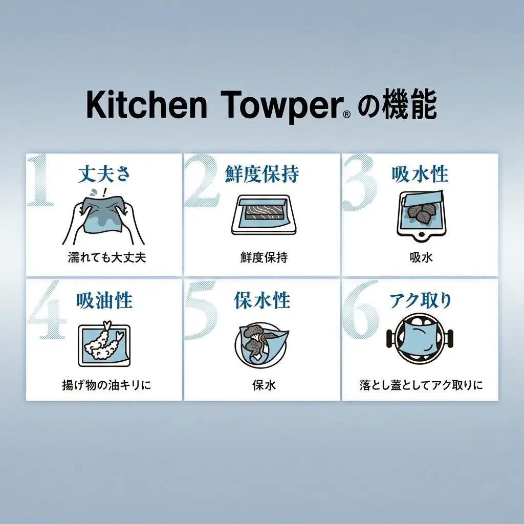 Kitchen Towper　BROWN-L　Red キッチンペーパー キッチン用品 台所用品 静岡県 島田市