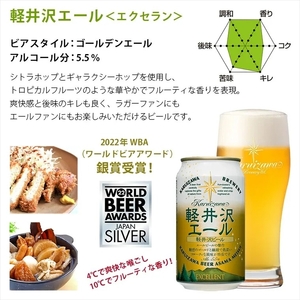 ＜軽井沢エール エクセラン＞24缶 地ビール | クラフトビール 地ビール 軽井沢ブルワリー