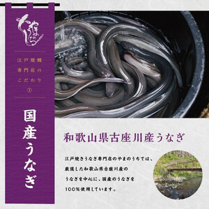 〈うなぎ専門店やまのうち〉江戸焼き 蒲焼きと白焼き 食べ比べセット 各1尾 計2尾