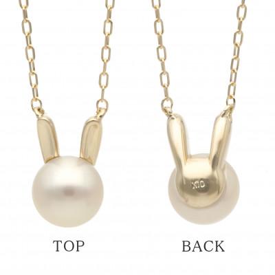 ふるさと納税 山梨県 K10イエローゴールド パールラビットペンダント 66-7621 |  | 03