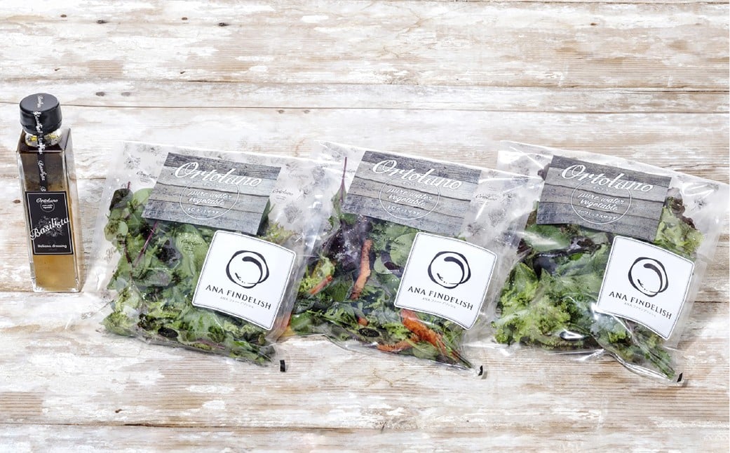 
            【Ortolano】ファーストクラス機内食提供のサラダセット サラダ ドレッシング セット 野菜 岡山県 倉敷市
          