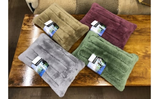 信州上田製ムートン枕　【グリーン】 [№5312-7021]0519