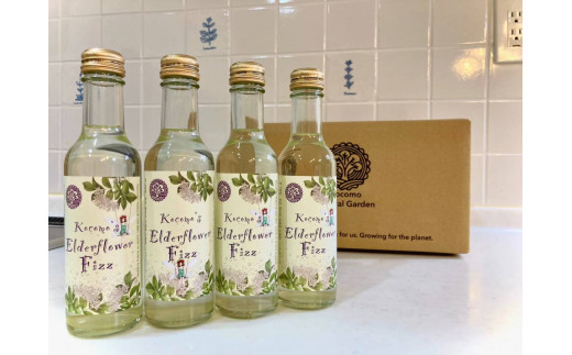 Kocomo’s エルダーフラワーフィズ 炭酸飲料 200ml×15本 _S124 15本