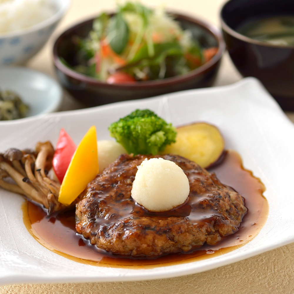 【定期便3ヶ月】淡路玉ねぎたっぷりハンバーグ（ソース付）140g×6個　ハンバーグ 湯煎