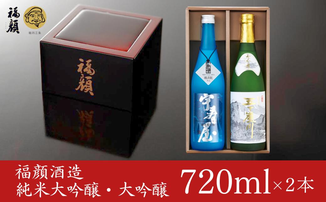 
純米大吟醸 大吟醸 飲み比べ 720ml × 2本 日本酒 [福顔酒造] 【017S032】

