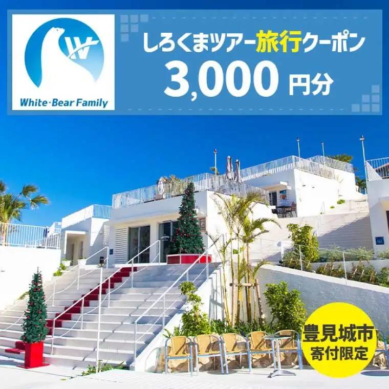 【豊見城市】しろくまツアーで利用可能なWEB旅行クーポン(3,000円分) （CV001）