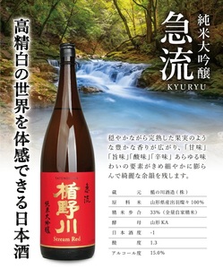 SC0376　楯野川 純米大吟醸 急流　1800ml×1本