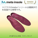 【ふるさと納税】マドラスのmetaインソール　アクティブタイプZP-META CLL ワイン 28.5～30.0cm【1601248】