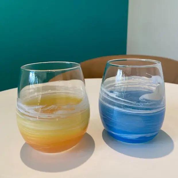 【福岡市】オーシャングラス 1個 330ml【カラー選択可】 ブルー系