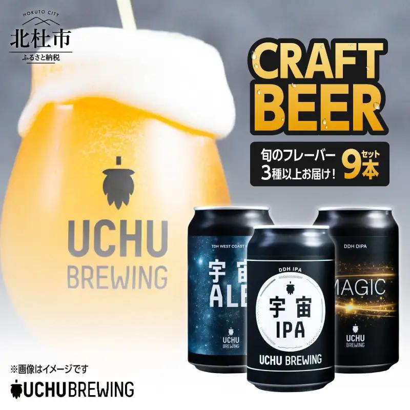 うちゅうブルーイング クラフトビール 9本 クラフトビール [h131]