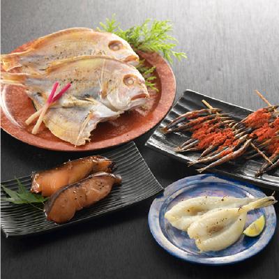 ふるさと納税 新宮町 【大満足】進藤商店一夜干しセット(極).C185 |  | 01