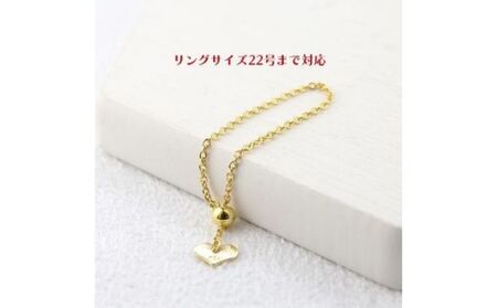 24金 リング レディース フリーサイズ 純金 指輪 スライド チェーンリング ゴールド k24 24k 金 地金 ハート あずきチェーン 細め シンプル 人気