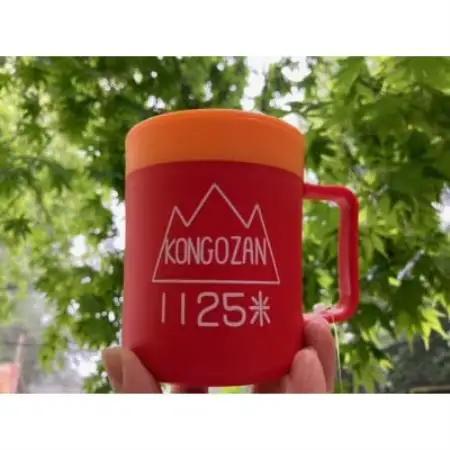 【オレンジ】大阪府千早赤阪村　金剛山頂　オリジナルデザインサーモマグ　モンベル(mont-bell)【1520254】