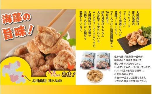 おおいたの人気からあげ集結！便利なレンチンお手軽唐揚げ定期便（国東市-中津市-津久見市）_2677R-08