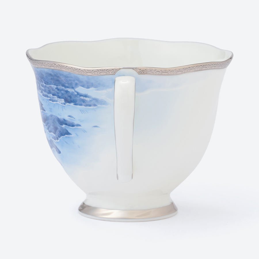 ＜NARUMI＞コーヒー碗皿（英虞湾）