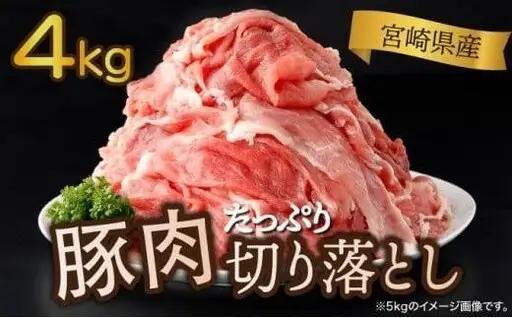 《2026年11月発送》豚肉切り落とし 250g×16パック 合計4kg_K033-027-11
