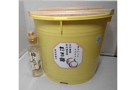 M453　紀州健康梅　たる梅１０ｋｇ　梅シロップ１５０ｍｌ
