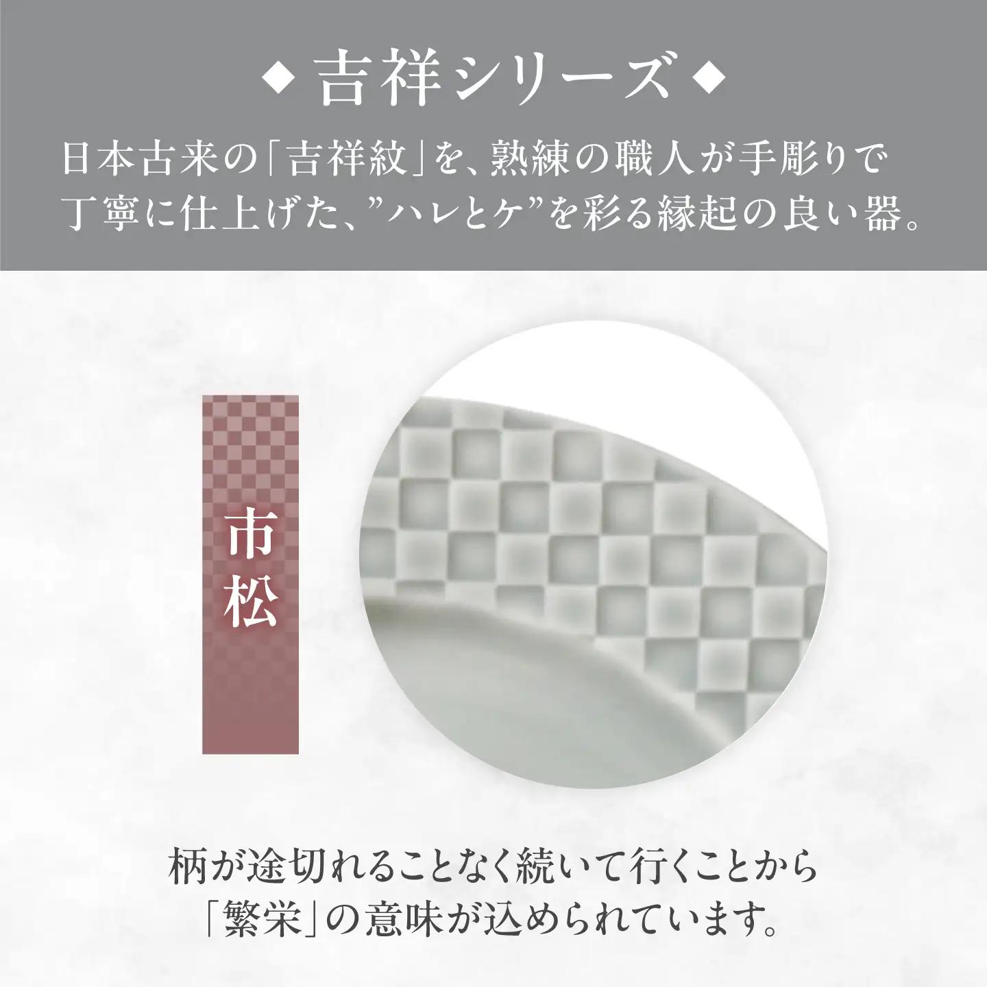 【美濃焼】 吉祥 19リム皿 市松 2枚セット 瑞浪市 / JS企画 小田陶器  陶器 食器 お皿 皿  お皿 リムプレート 丸皿[AZAZ336]