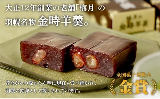 羽幌名物 ミニ金時羊羹3本入
