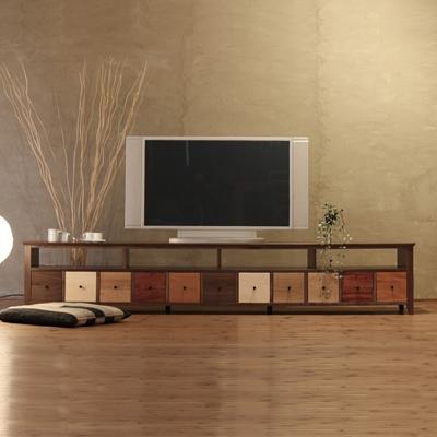 ふるさと納税 大川市 テレビボードTONGARI　11WOOD wal-naウォールナット　240cm　大川市　WAプラス