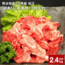 【ふるさと納税】熊本県産A5等級 和王 赤身肉【訳あり】小間切れ 計約2,400g 約400g × 6パック 牛肉 お肉 肉 こまぎれ こま切れ 細切れ 国産 A5ランク 赤身 旨味 ごちそう 熊本県 合志市 送料無料