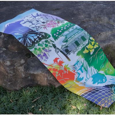 ふるさと納税 山梨市 ぐらいん手ぬぐい「うつくし山梨市・紅葉の西沢渓谷・徳和」計3枚 |  | 01