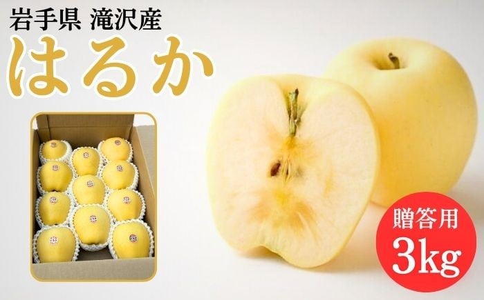 
            岩手県 滝沢市産 はるか 贈答用 3kg 約 8玉 から 11玉 【フルーツファームおやまだ】 岩手県産 リンゴ 林檎 アップル 3キロ ３kg 果物 くだもの フルーツ デザート 特産 特産品 名産 名産品 仕送り 季節限定 数量限定 期間限定 旬 お取り寄せ 農家直送 直送 贈り物 プレゼント ギフト 人気 おすすめ オススメ
          