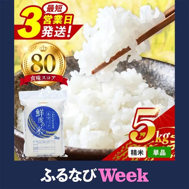 令和8年度産　こしひかり 精米 5kg (A17-022)