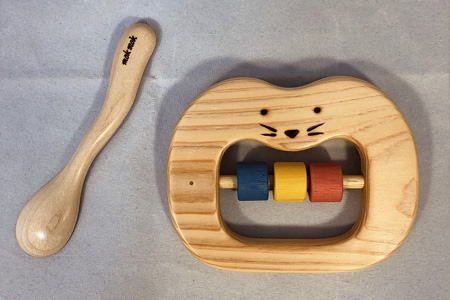 木のおもちゃ、出産祝いセットＳ３