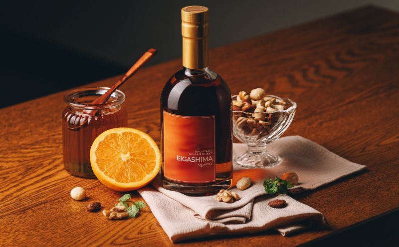 ウイスキー シングルモルト 江井ヶ嶋 QUARTET 500ml×1本 酒 お酒 洋酒 アルコール 化粧箱 贈答 贈答品 ギフト プレゼント 晩酌 家飲み 兵庫 兵庫県 明石 明石市
