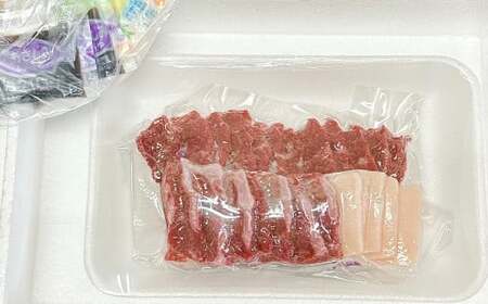 スライス 馬刺し セット （上赤身 90g、たてがみ 10g） 計100g 馬刺 馬肉 肉 お肉 ヘルシー くまもと 熊本 スライス馬刺し 赤身 コウネ 冷凍