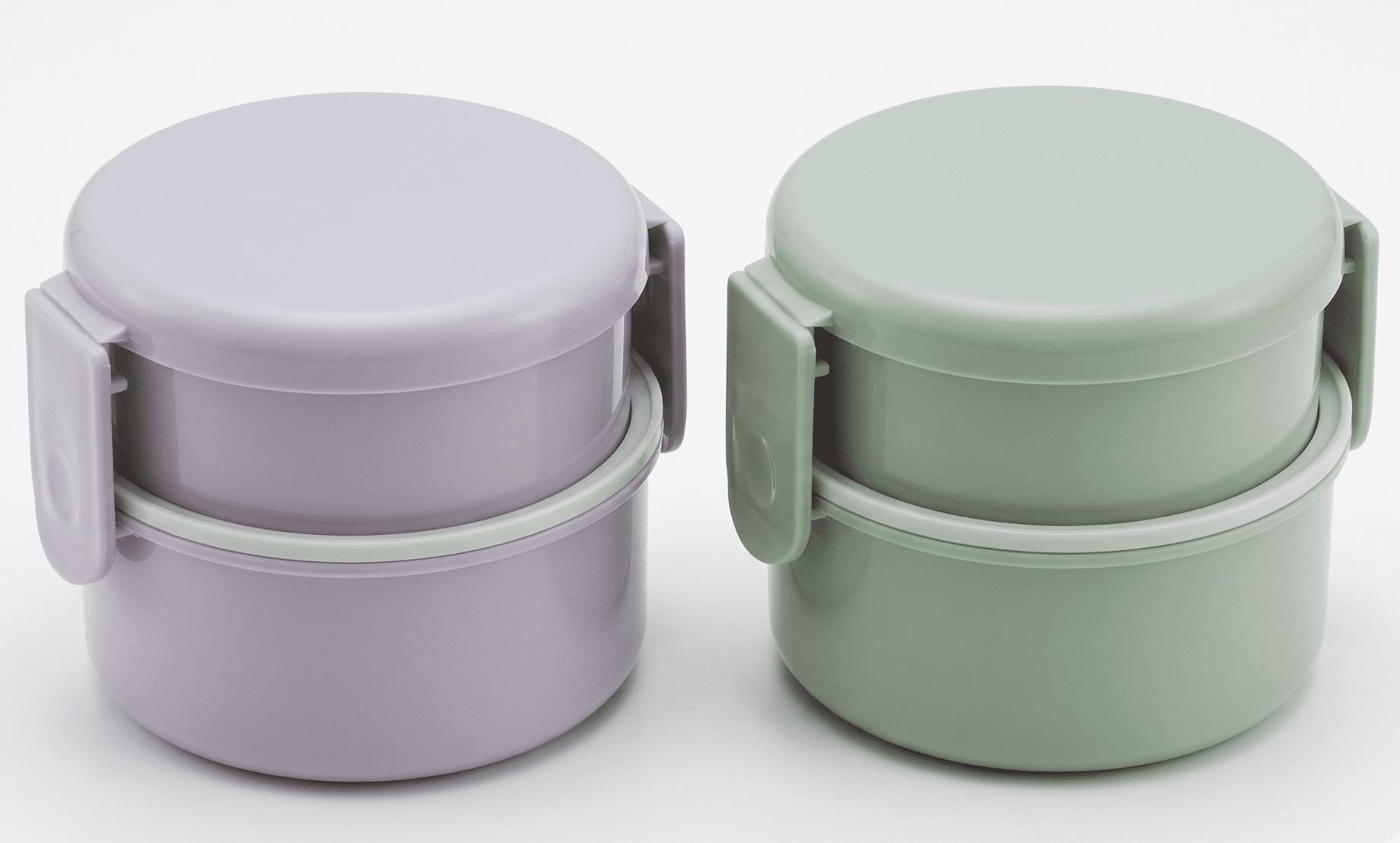 
                  お弁当箱 2段 500ml レンジ対応 【カラー選択】 丸型 バイオマス ONWR1B 【弁当箱 コンパクト 小学生 幼稚園 子供 大人】スケーター  奈良県 奈良市 skt104_oya
                