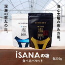 【ふるさと納税】 iSANAの塩　iSANAの塩 天日塩 セット 調味料 海洋深層水送料無料 ro002