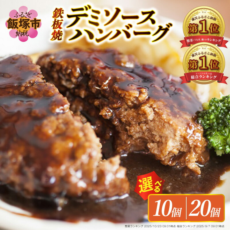 （累計４０００万個突破）鉄板焼ハンバーグ デミソース 20個セット