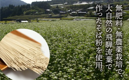 流葉切雲そば 飛騨流葉産のそば粉を使用 飛騨産そば 令和5年産 250g(約3人前)×5袋 [Q464]